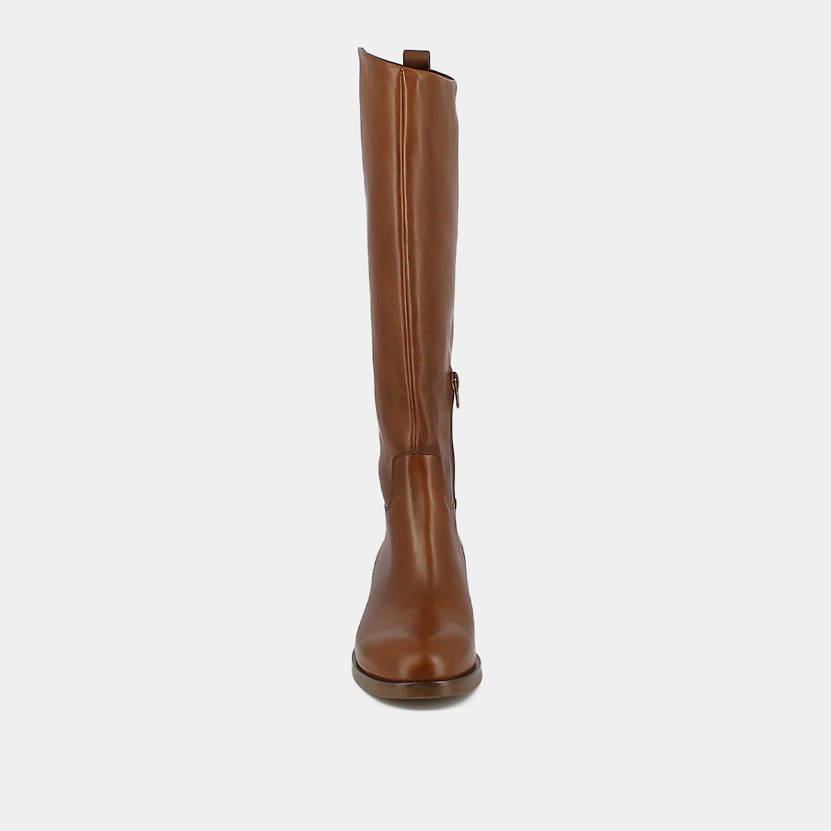 Bottes hautes en cuir cognac | MACARON | Jonak