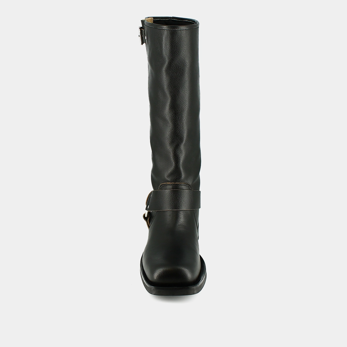 Bottes à bouts ronds en cuir noir | PHILIPPE | Jonak