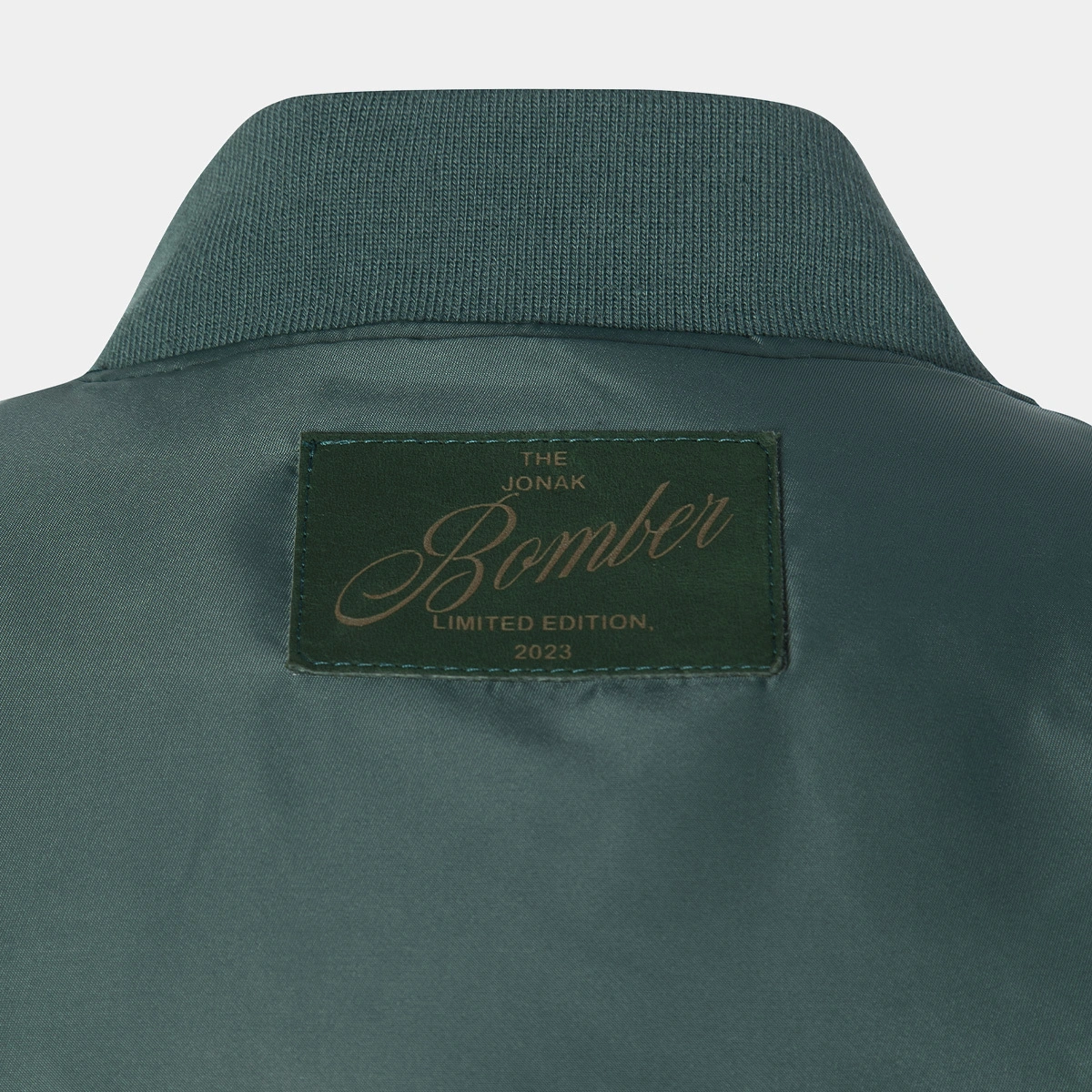 The Jonak Bomber - Jonak x Schott en nylon vert et détails en cuir | THE | Jonak