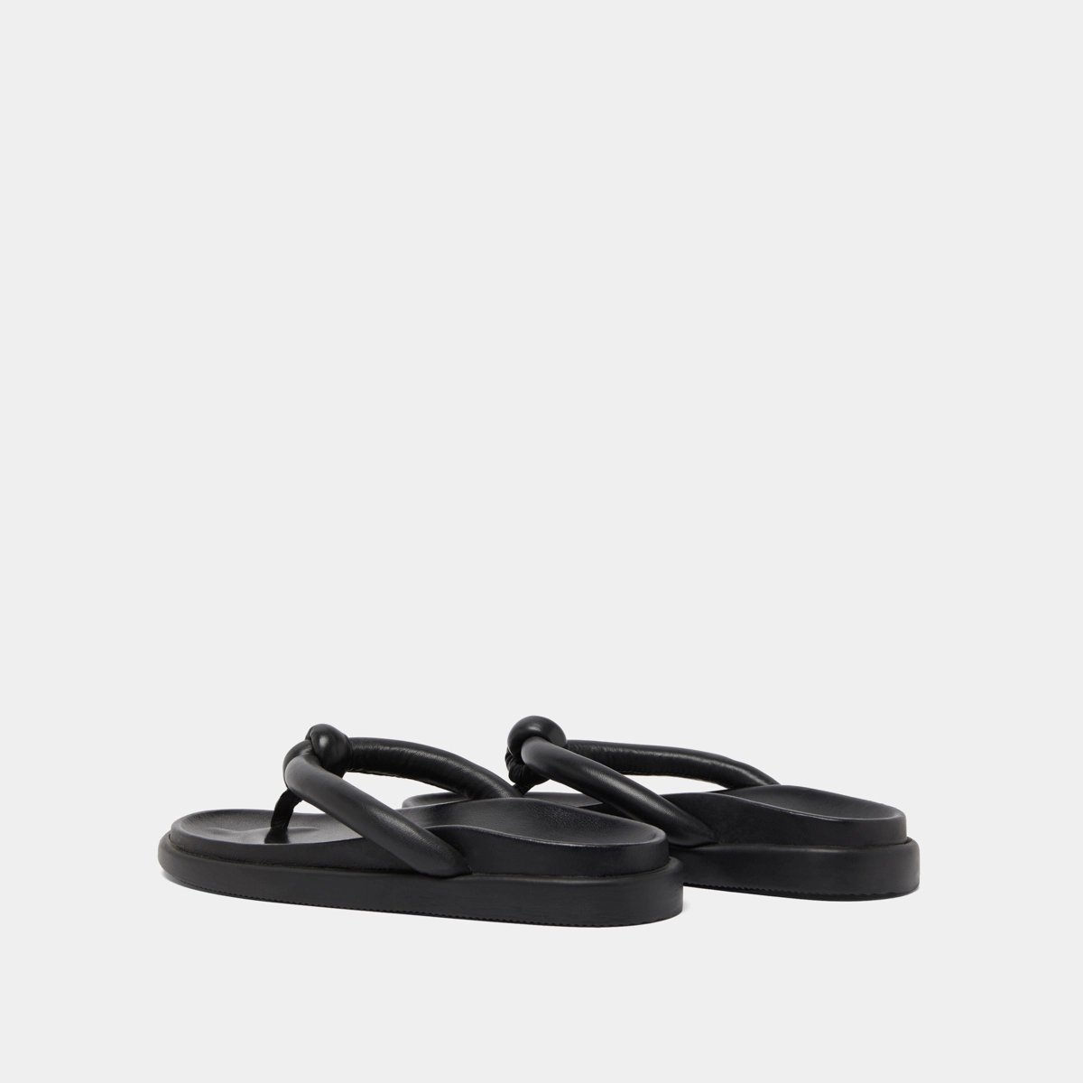 Mules &agrave; brides en cuir noir | WOODLAND | Jonak