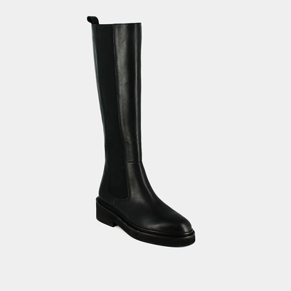 Bottes &agrave; &eacute;lastiques en cuir noir | DOLMEN | Jonak