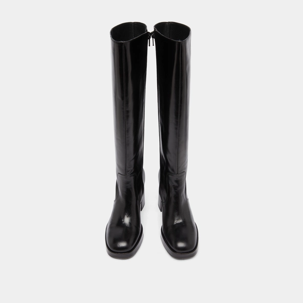 Bottes à plateformes en cuir noir | VENDOME | Jonak