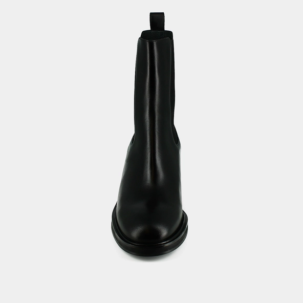 Boots à élastiques en cuir noir | DEMOISELLE | Jonak