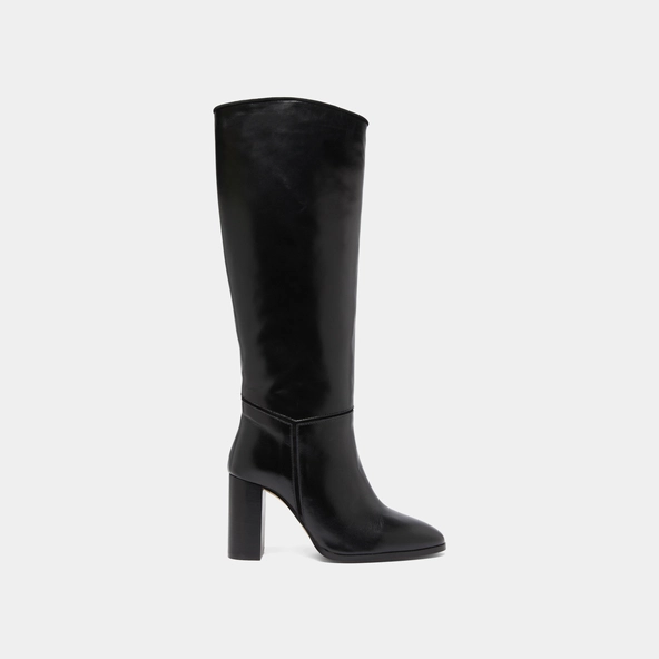 Bottes en cuir et velours noirs | VERSAILLES | Jonak