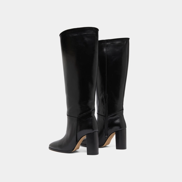 Bottes en cuir et velours noirs | VERSAILLES | Jonak
