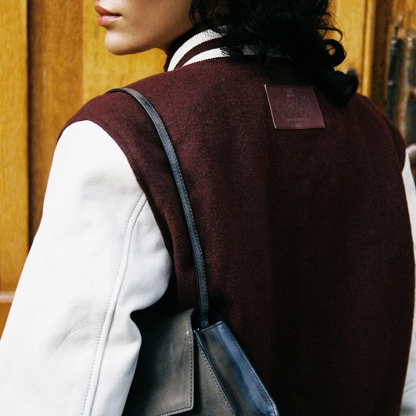 The Jonak Varsity - Jonak x Schott en laine bordeaux | THE | Jonak