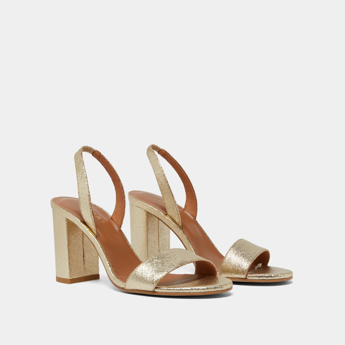 Talons Hauts Couleur Or Rose Marque Rosegold - Occasion