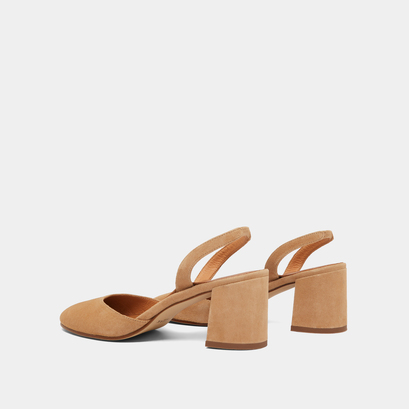 Ballerines à Brides JODPHUR En Cuir Véritable - Taille 36, Beige, Bout Pointu - Neuf Sans Emballage