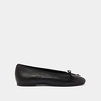Ballerines à lacets noir
