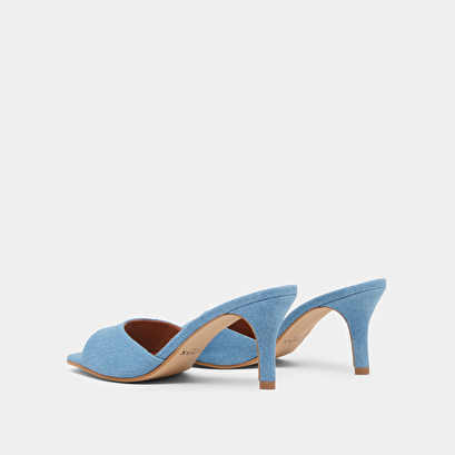 Mules à talons en jeans bleu | VERTIGO | Jonak