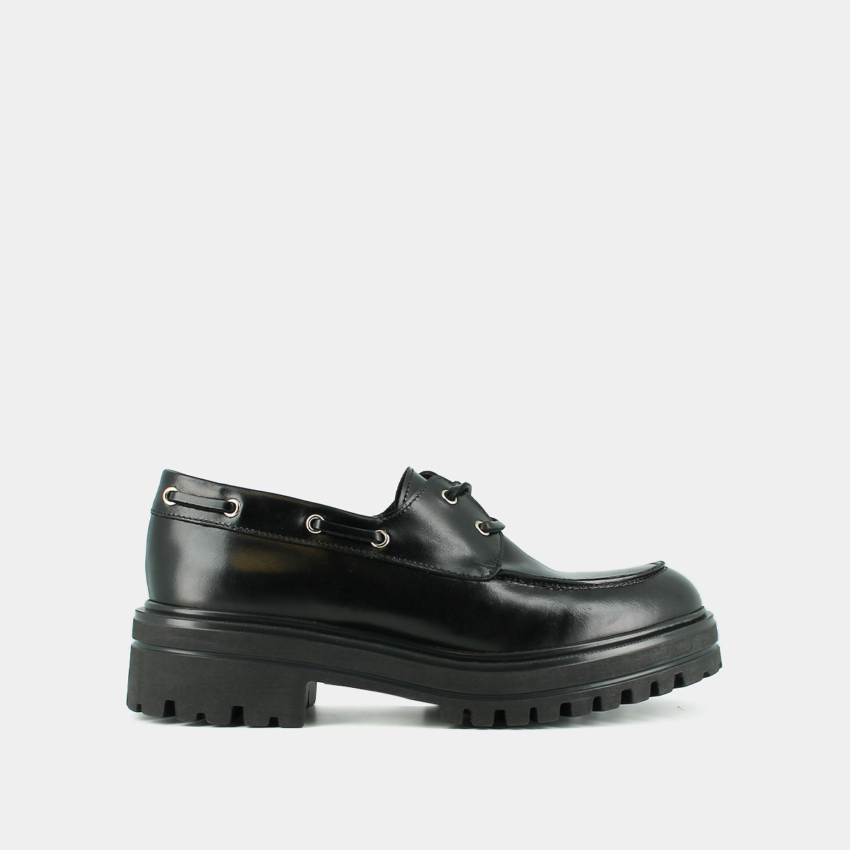 Derbies à lacets en cuir noir | ANGELUS | Jonak