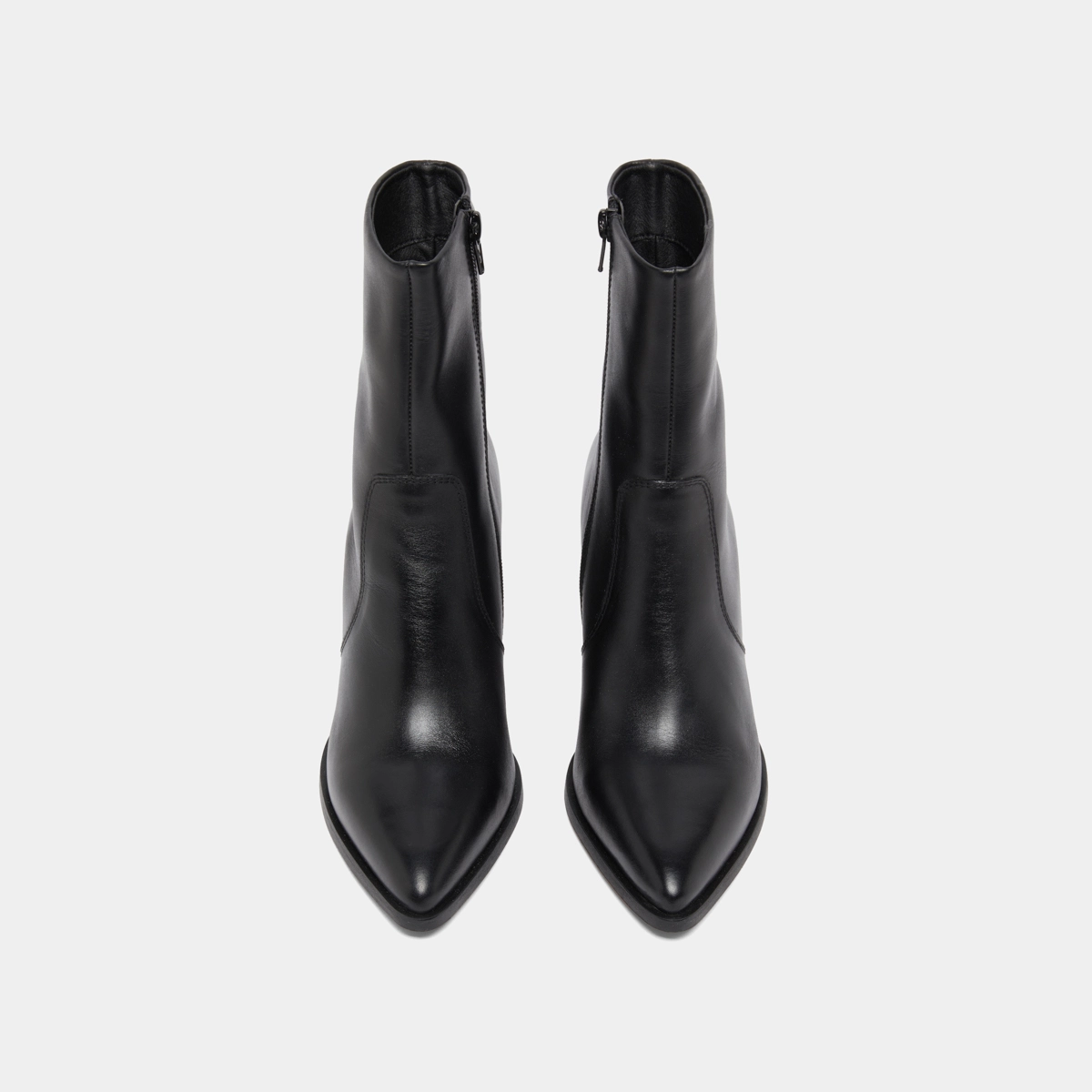 Bottines à talons en cuir noir | PERLE | Jonak