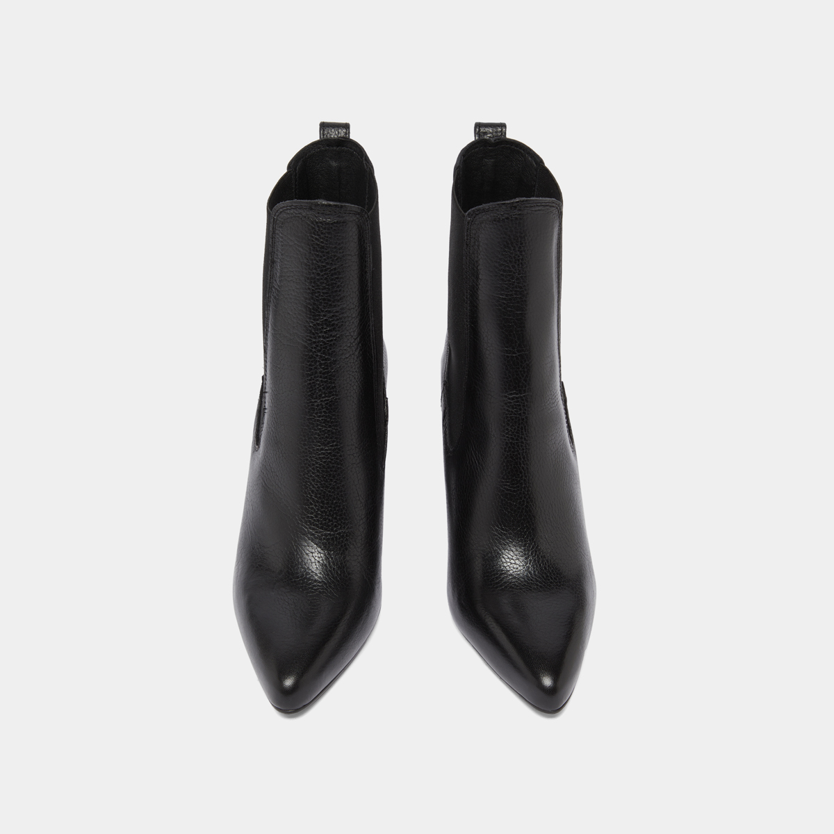 Bottines Femme à Bout Pointu Talon Bas - Fermeture Éclair Latérale, Semelle Caoutchouc