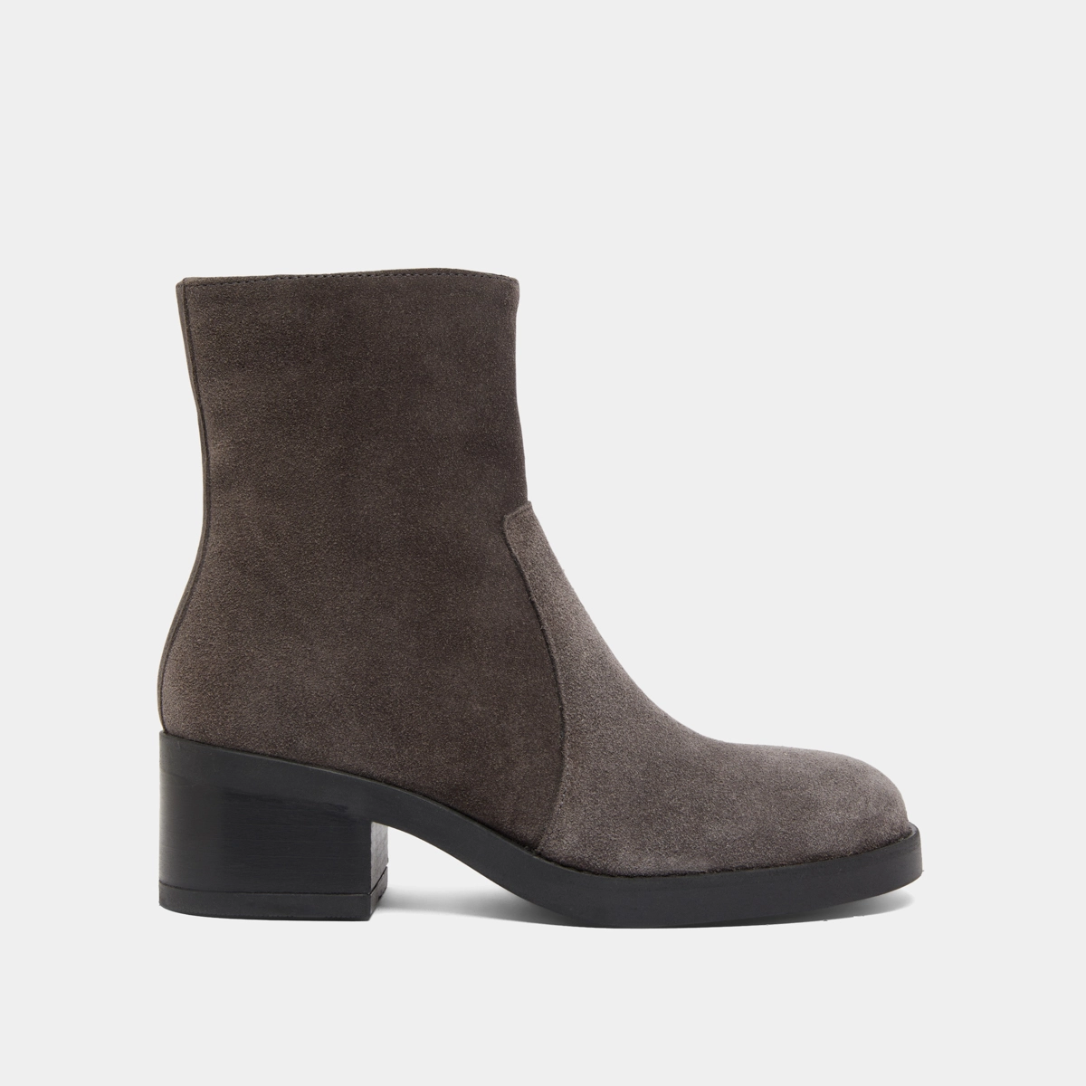 Boots à talons droits en croute grise | BUENA | Jonak
