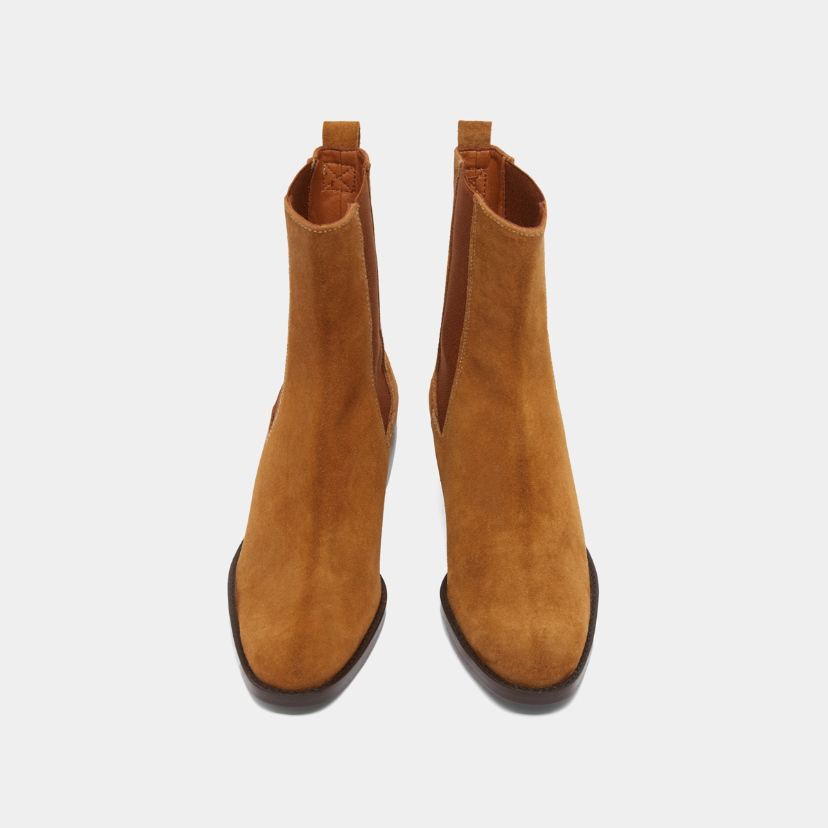 Boots à élastiques en croute cognac | MAEVA | Jonak