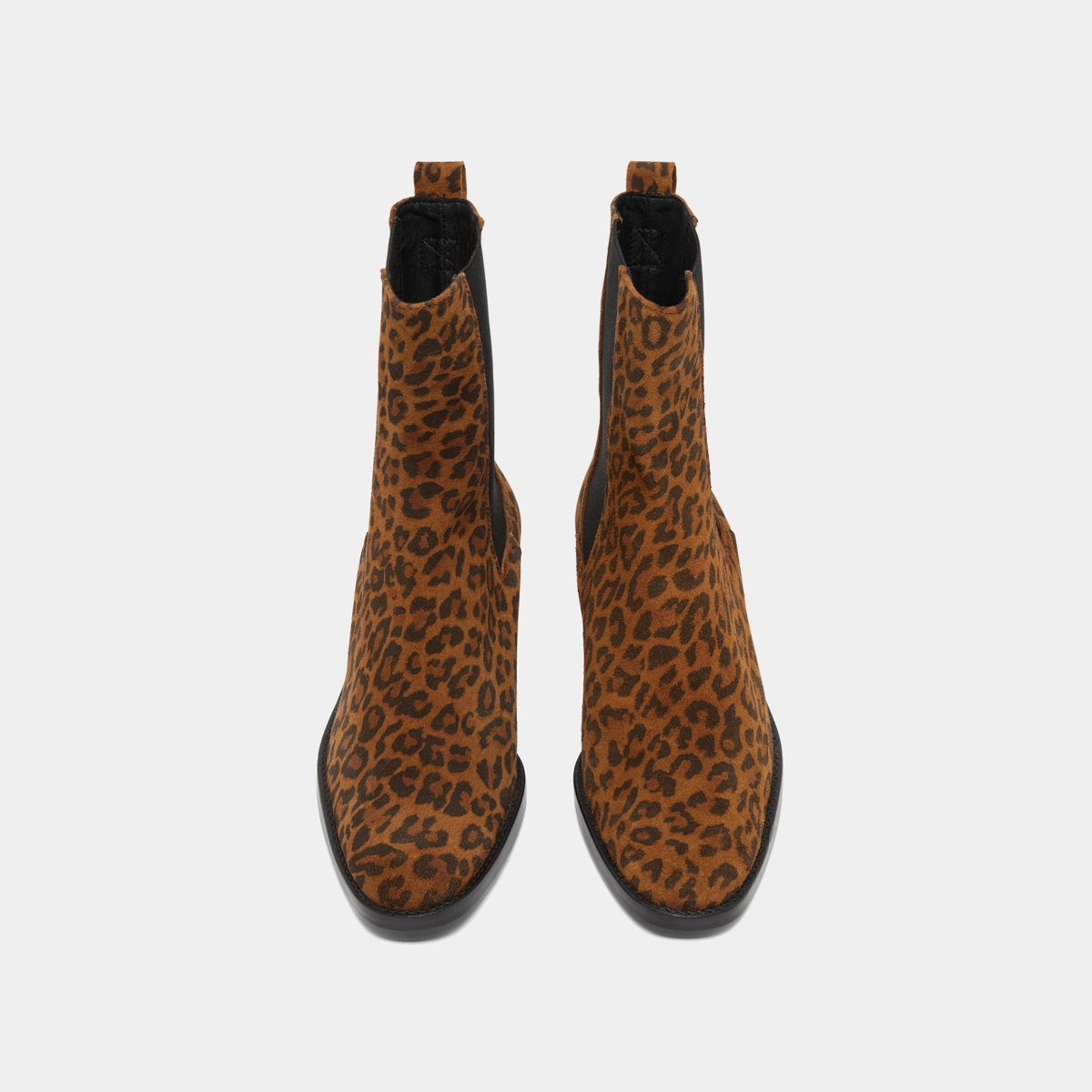 Boots à élastiques en croute léopard | MAEVA | Jonak