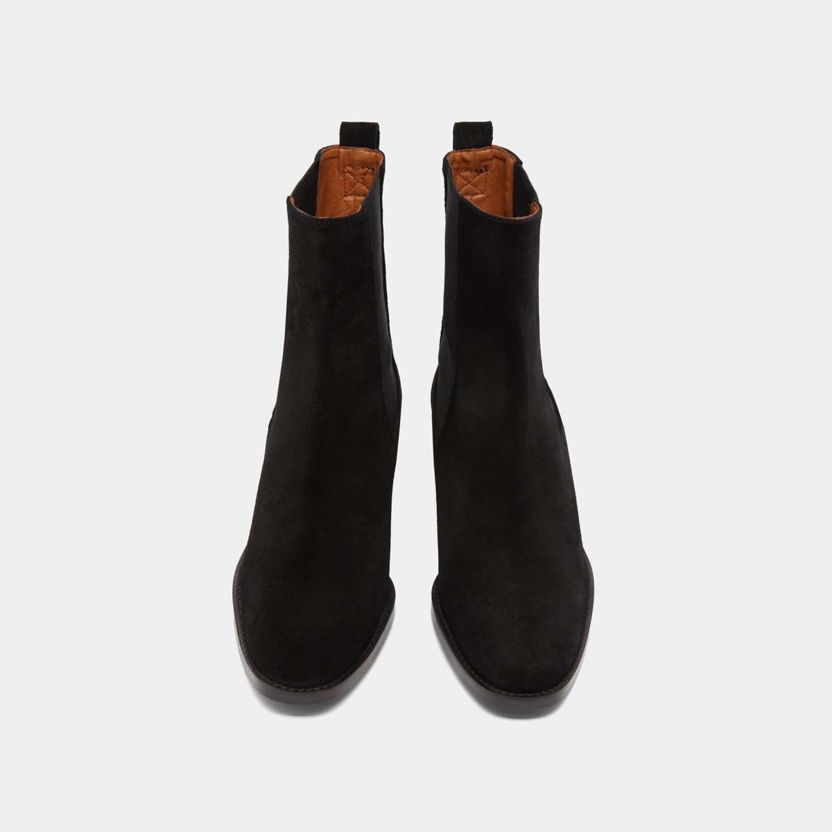 Boots &agrave; &eacute;lastiques en croute noire | MAEVA | Jonak