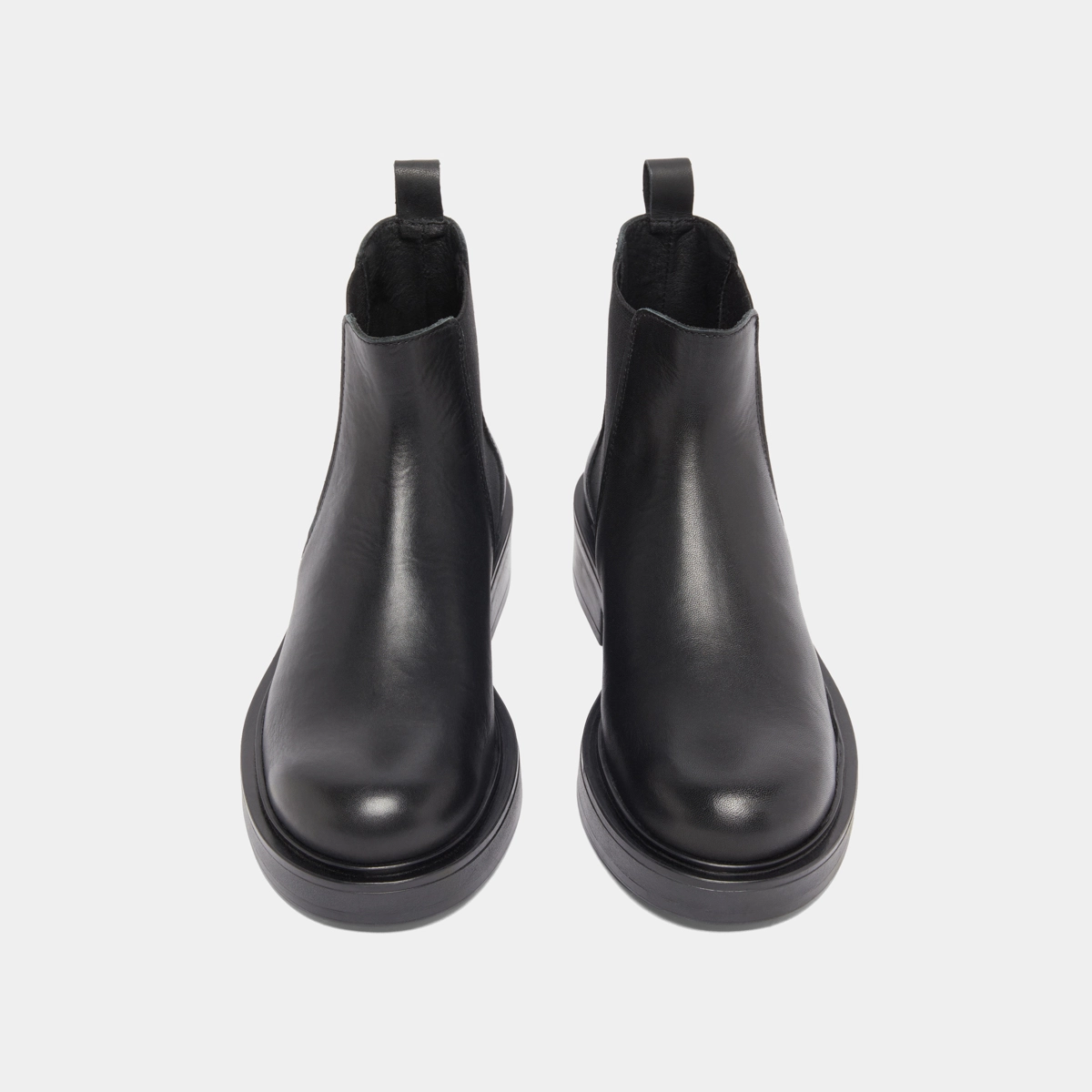 Boots à élastiques en cuir noir | MELANIE | Jonak