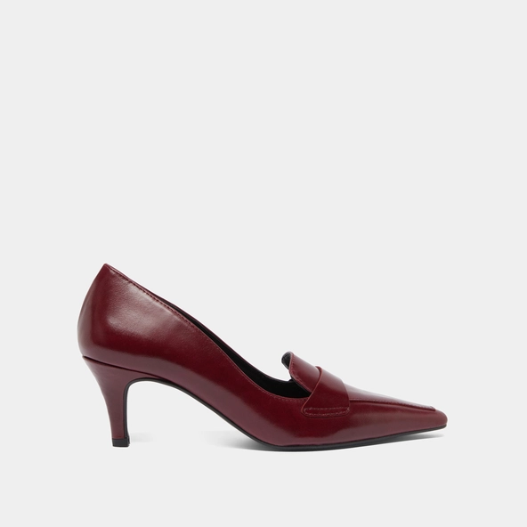 Escarpins à pattes en cuir bordeaux | BLONDIE | Jonak