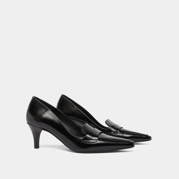 Escarpins Jonak Noirs En Cuir - Pointure 37 - Occasion Très Bon état - Talons élégants