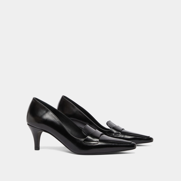 Escarpins à pattes en cuir noir | BLONDIE | Jonak