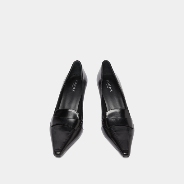 Escarpins à pattes en cuir noir | BLONDIE | Jonak