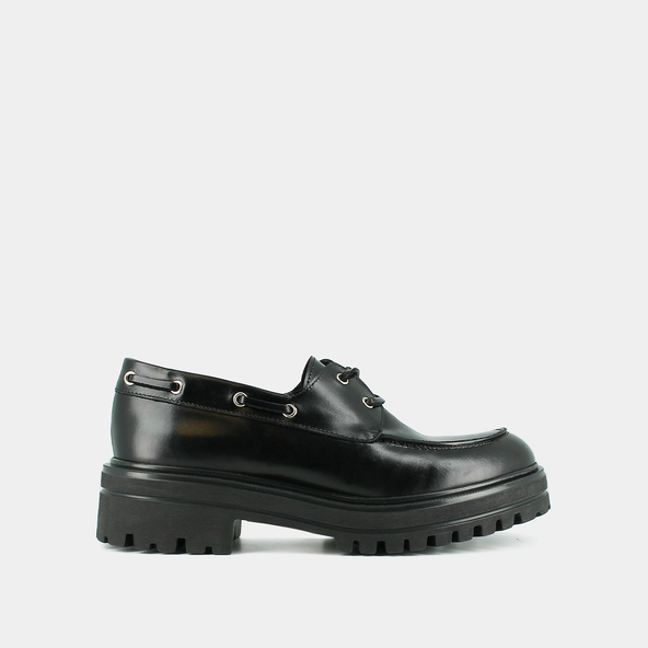 Derbies à lacets en cuir noir | ANGELUS | Jonak