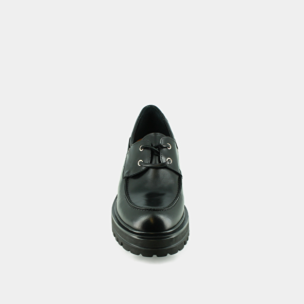 Derbies à lacets en cuir noir | ANGELUS | Jonak