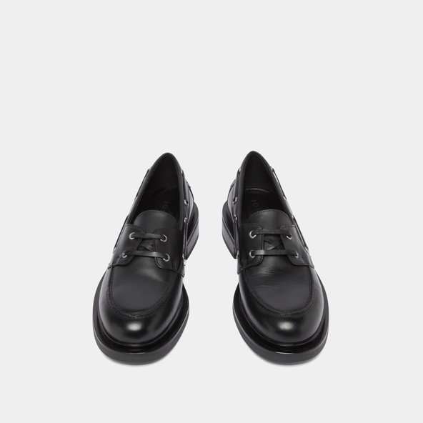 Derbies à lacets épais en cuir noir | PAOLO | Jonak