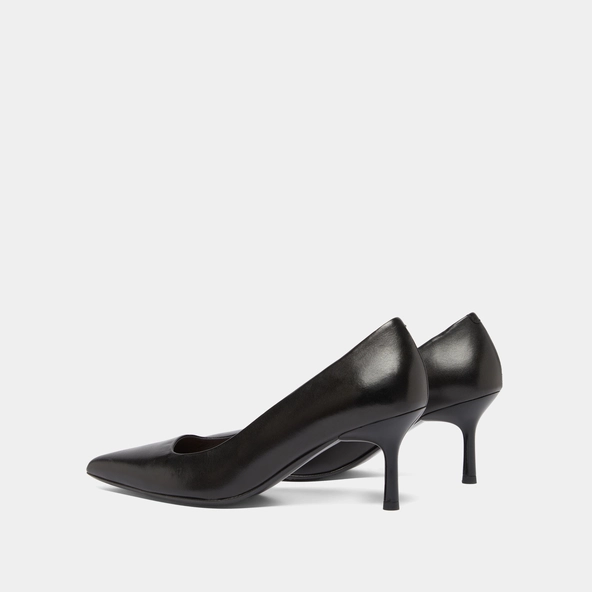 Escarpins à bouts pointus en cuir noir | DUNDEE | Jonak